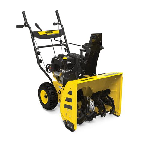 It is the cars with such motors that are chosen by the utilities. . Champion snow blower